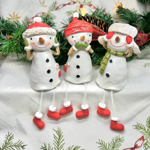 See No, Hear No, Speak No Snowman Set
