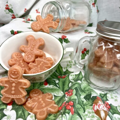 Gingerbread Wax Melts in Mason Jar