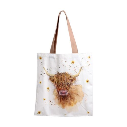 CBAG126_003_1749483914 Highland Cow Reuseable Tote Bag