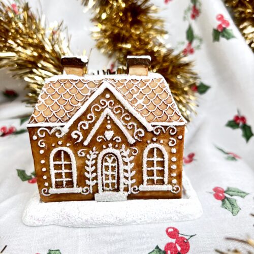 Gingerbread House Incense Cone Burner