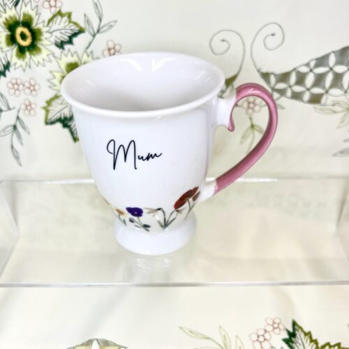 Mum Wildflower Pedastal Mug