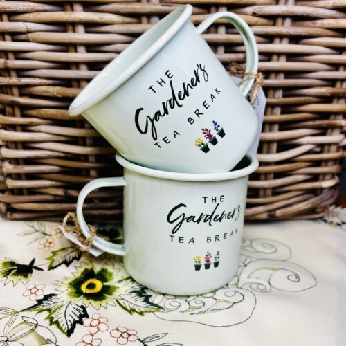 Gardeners Enamel Tea Mug