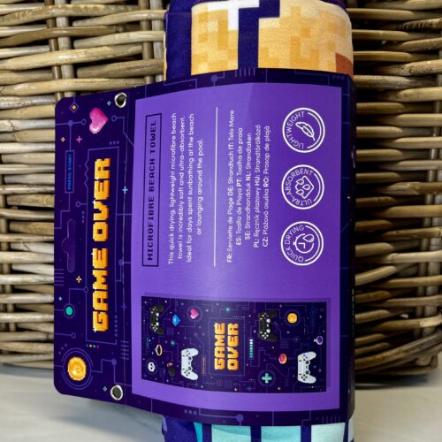 IMG_7797 Game Over Microfibre Towel