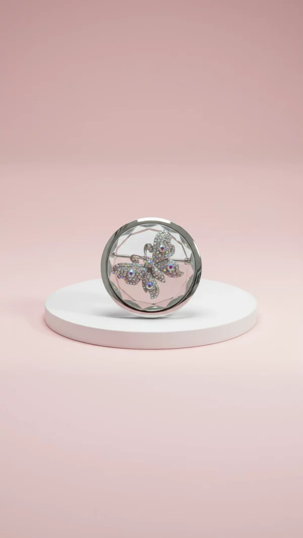 Mirror Butterfly Sparkle Compact Mirror