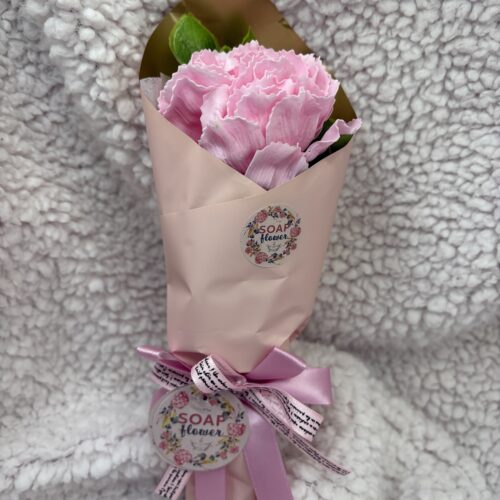 carnation 1 Single Carnation Soap Bouquet