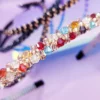 multicoloured Crystal Hair band